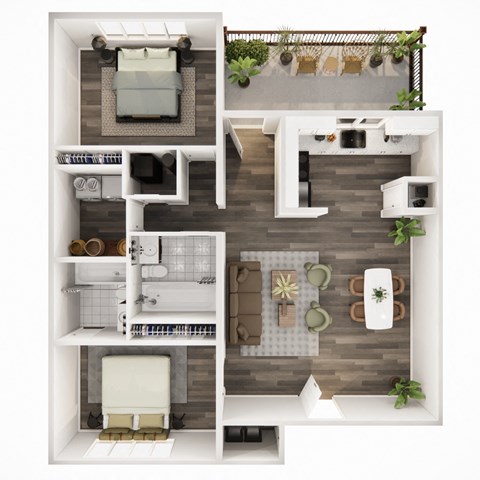 a1 floor plan of a 1 bedroom192 sq ft apartment